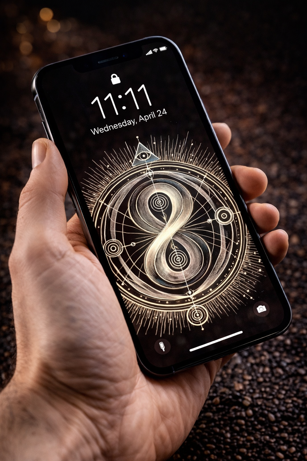 Alchemy of Abundance ∞ Mobile Wallpaper