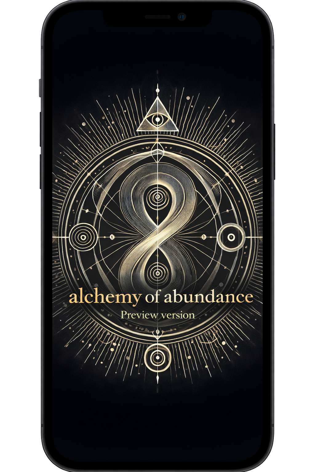 Alchemy of Abundance ∞ Mobile Wallpaper