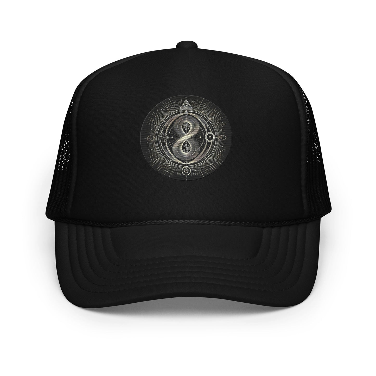 Alchemy of Abundance Crown ♾️ embroidered foam trucker
