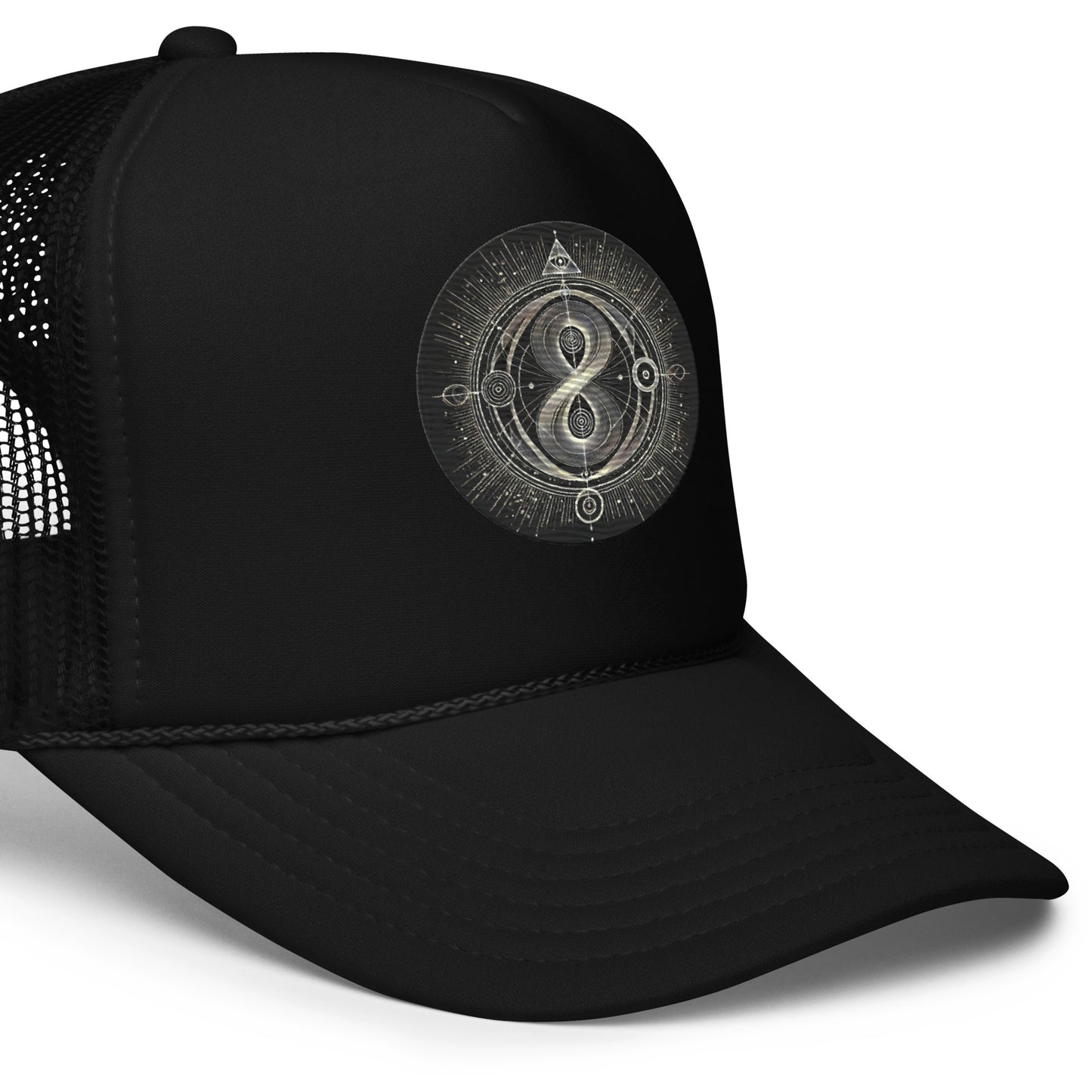 Alchemy of Abundance Crown ♾️ embroidered foam trucker