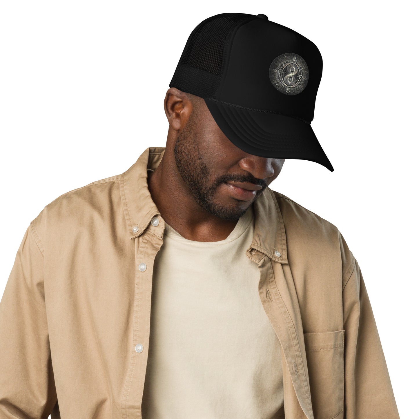 Alchemy of Abundance Crown ♾️ embroidered foam trucker