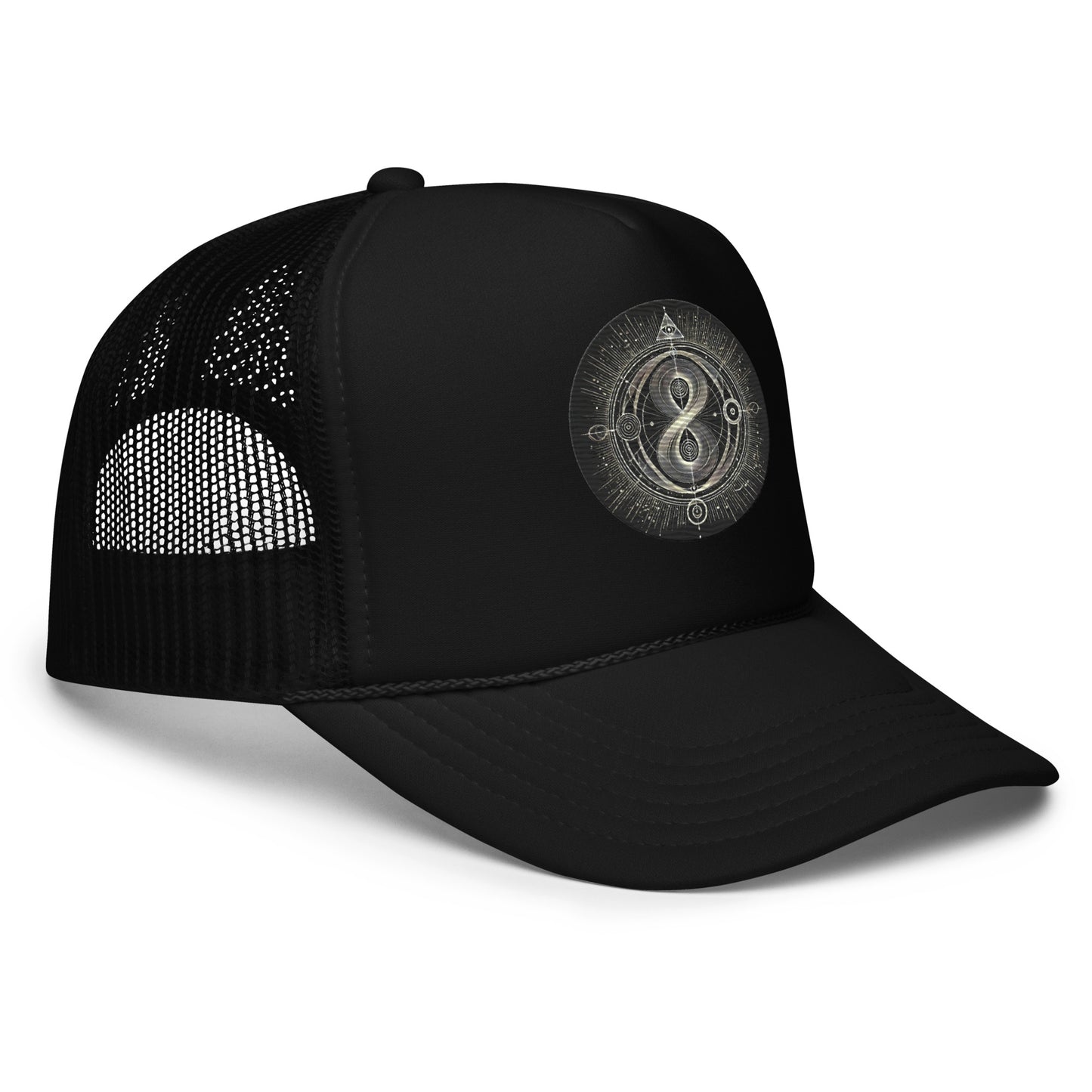 Alchemy of Abundance Crown ♾️ embroidered foam trucker