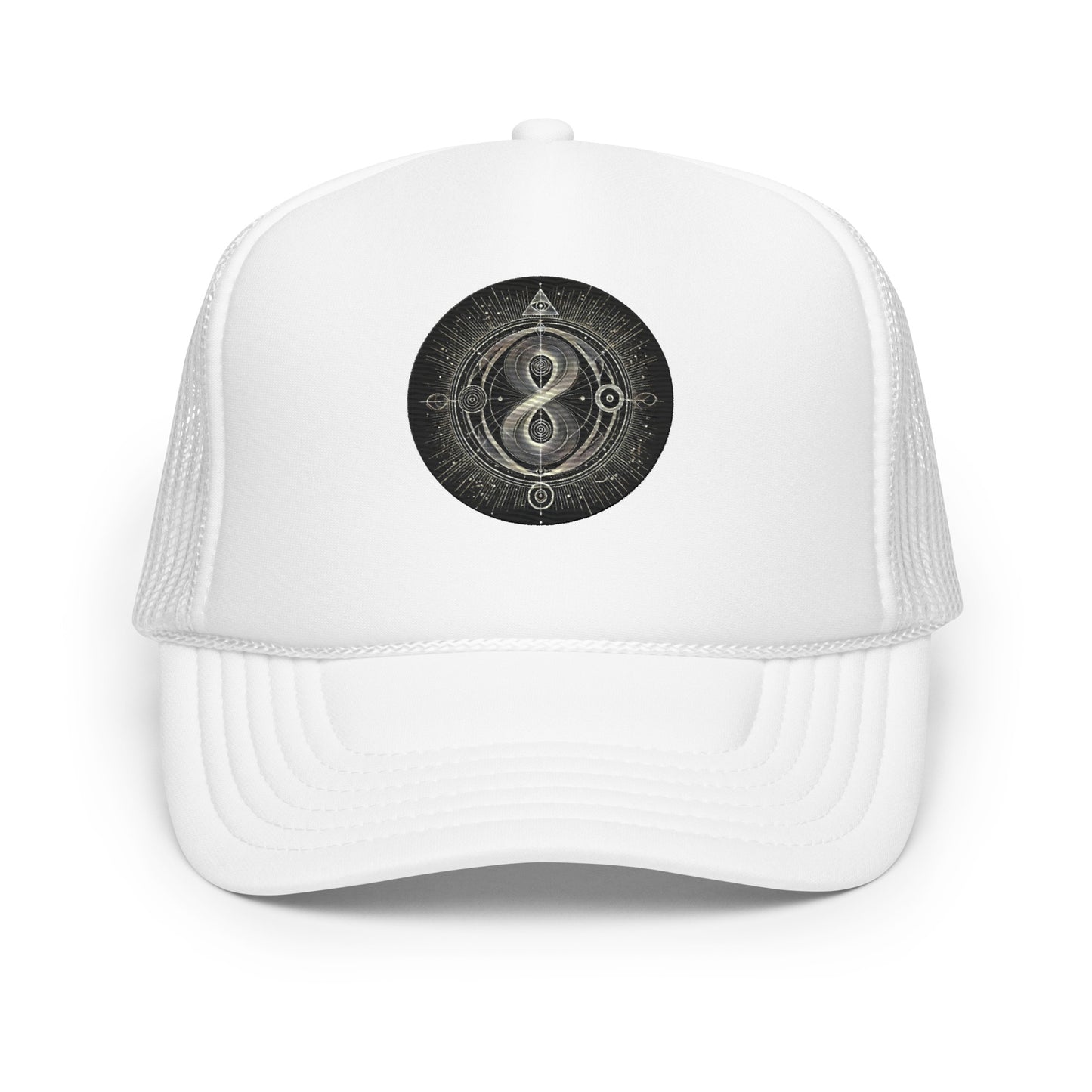 Alchemy of Abundance Crown ♾️ embroidered foam trucker