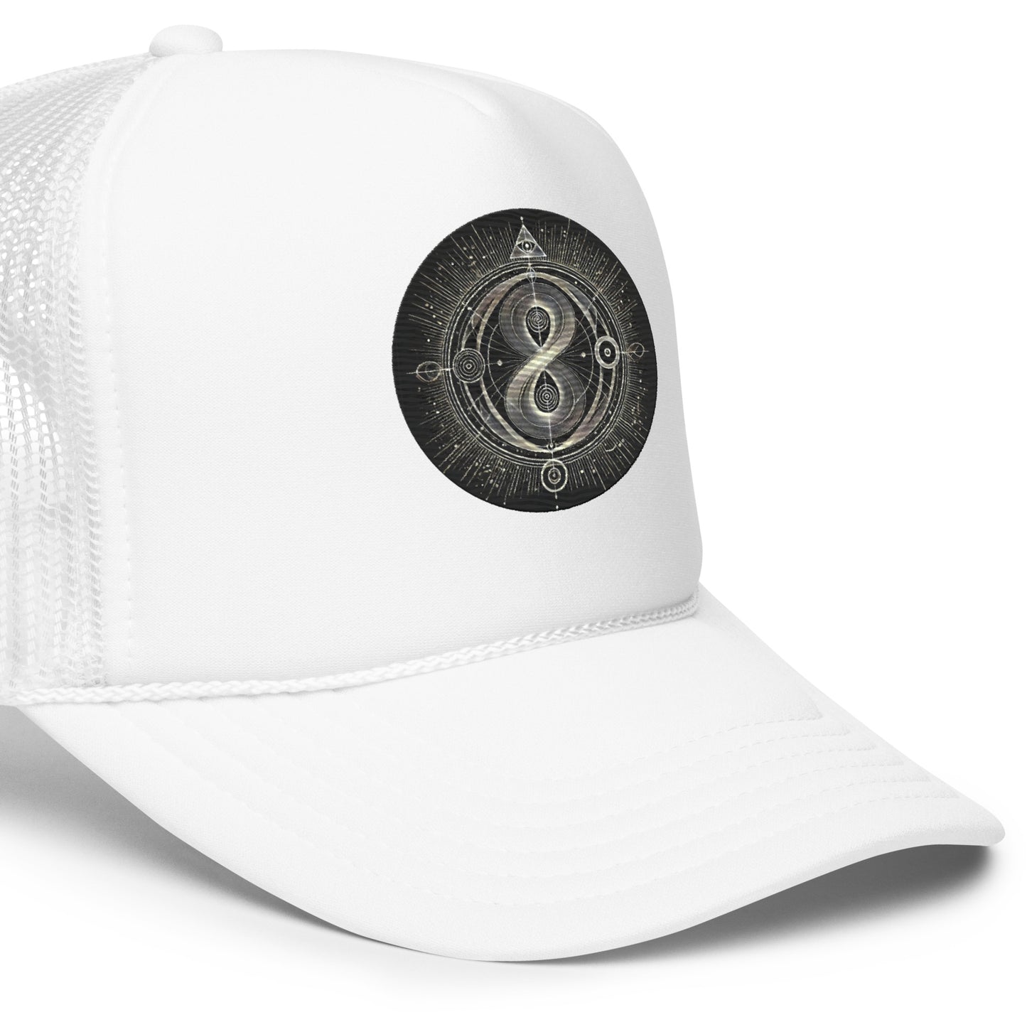 Alchemy of Abundance Crown ♾️ embroidered foam trucker