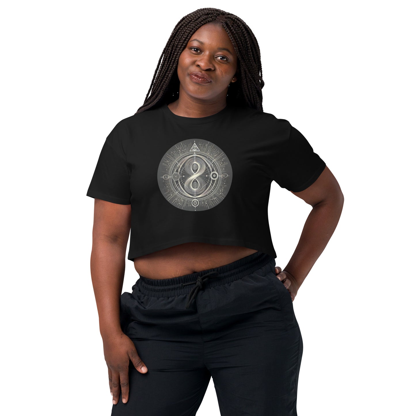 Alchemy of Abundance ♾️ Cropped t-shirt