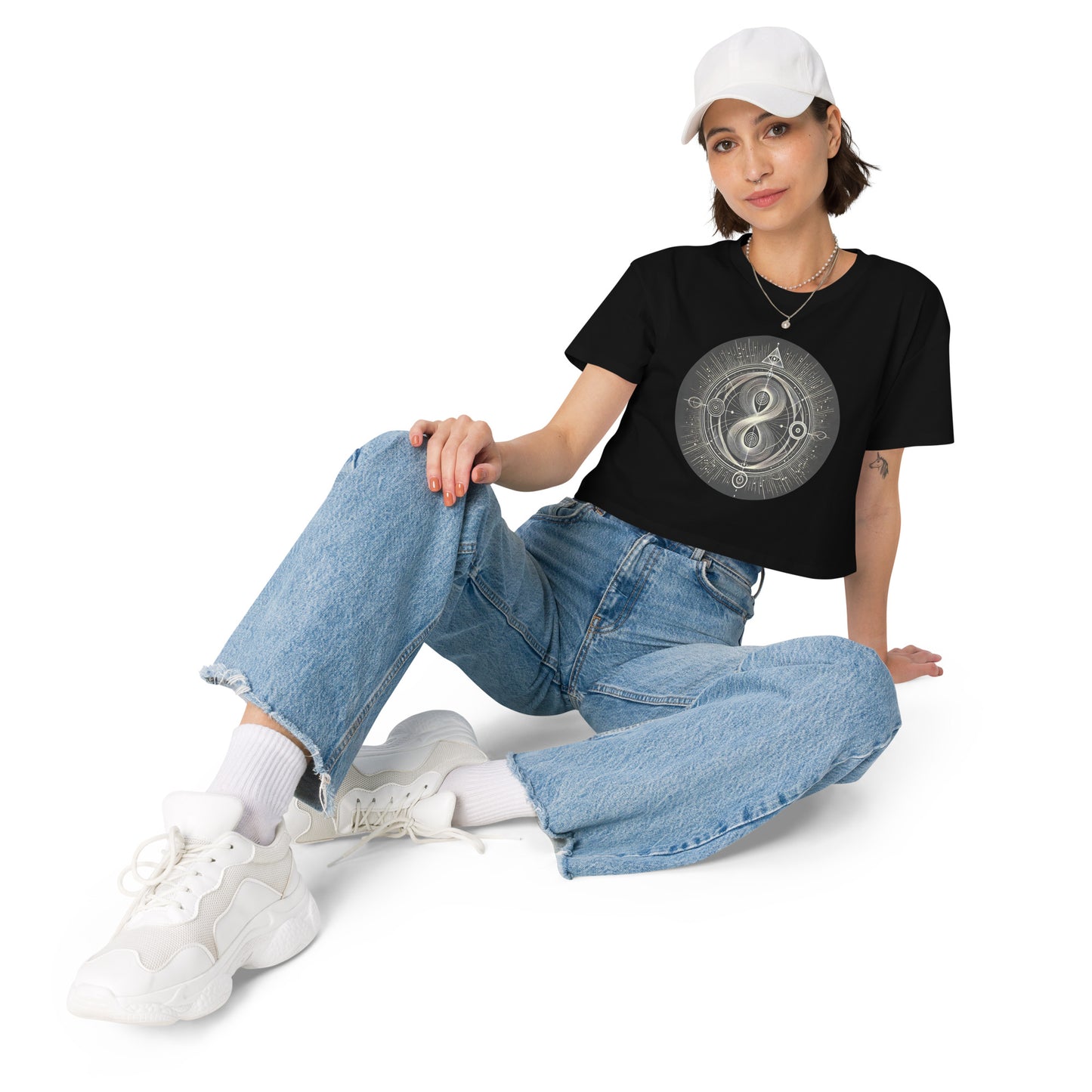 Alchemy of Abundance ♾️ Cropped t-shirt