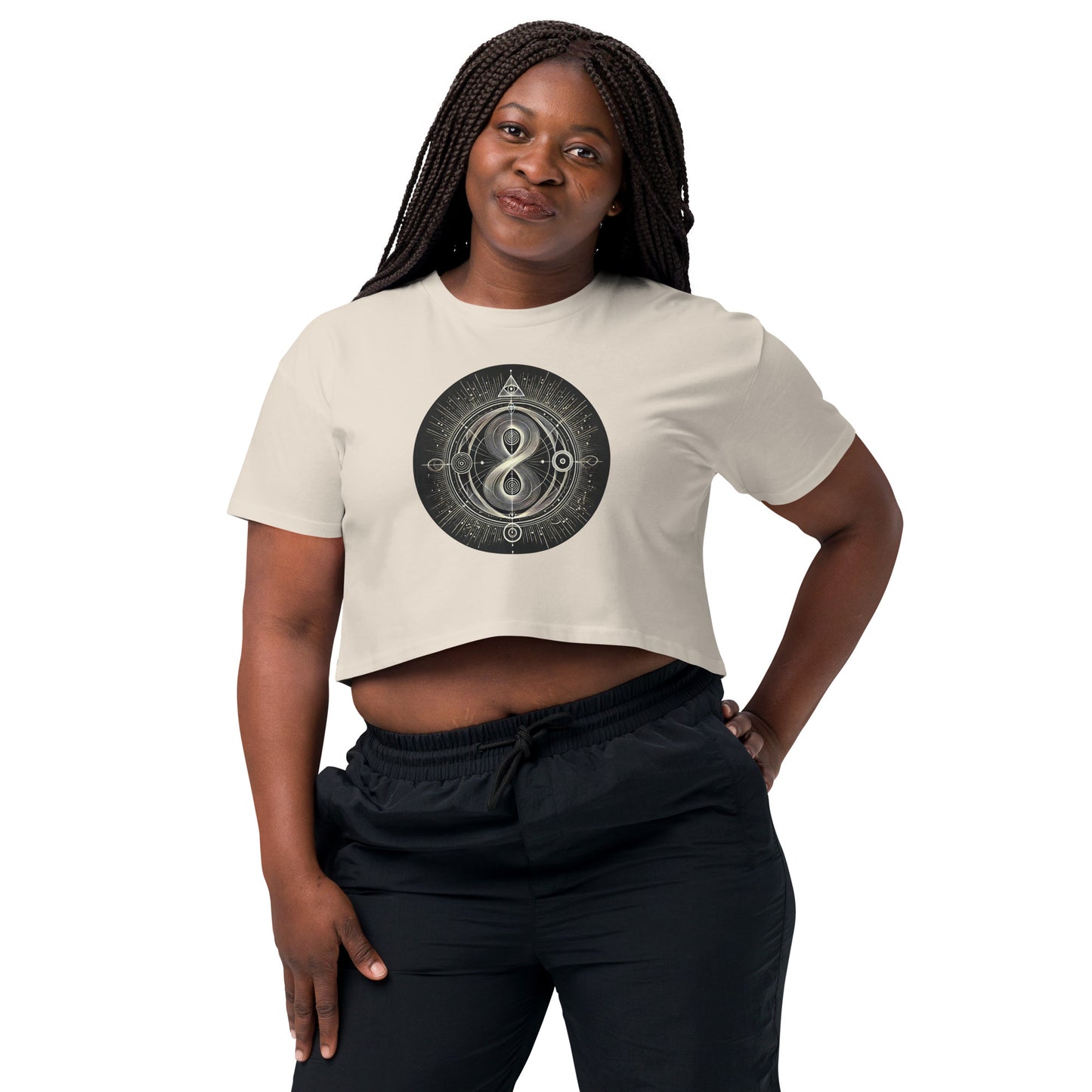 Alchemy of Abundance ♾️ Cropped t-shirt