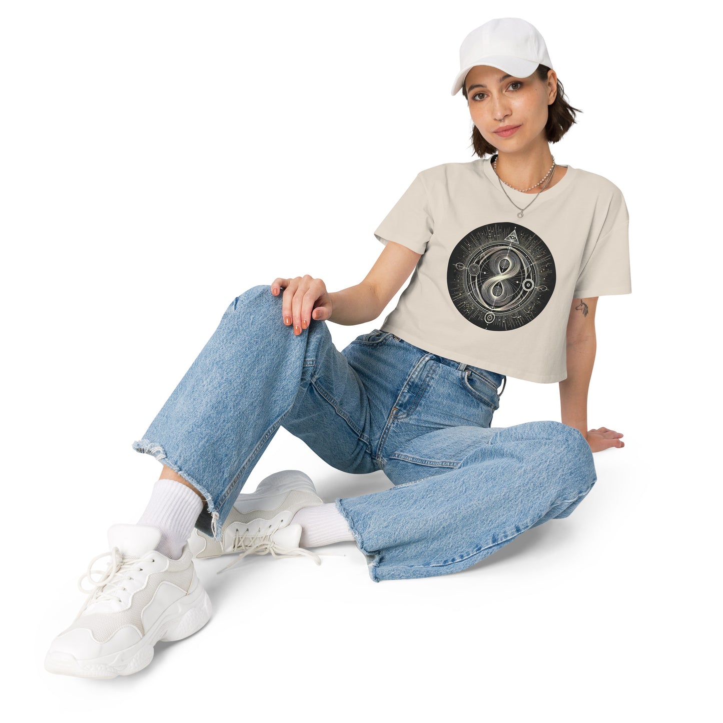 Alchemy of Abundance ♾️ Cropped t-shirt