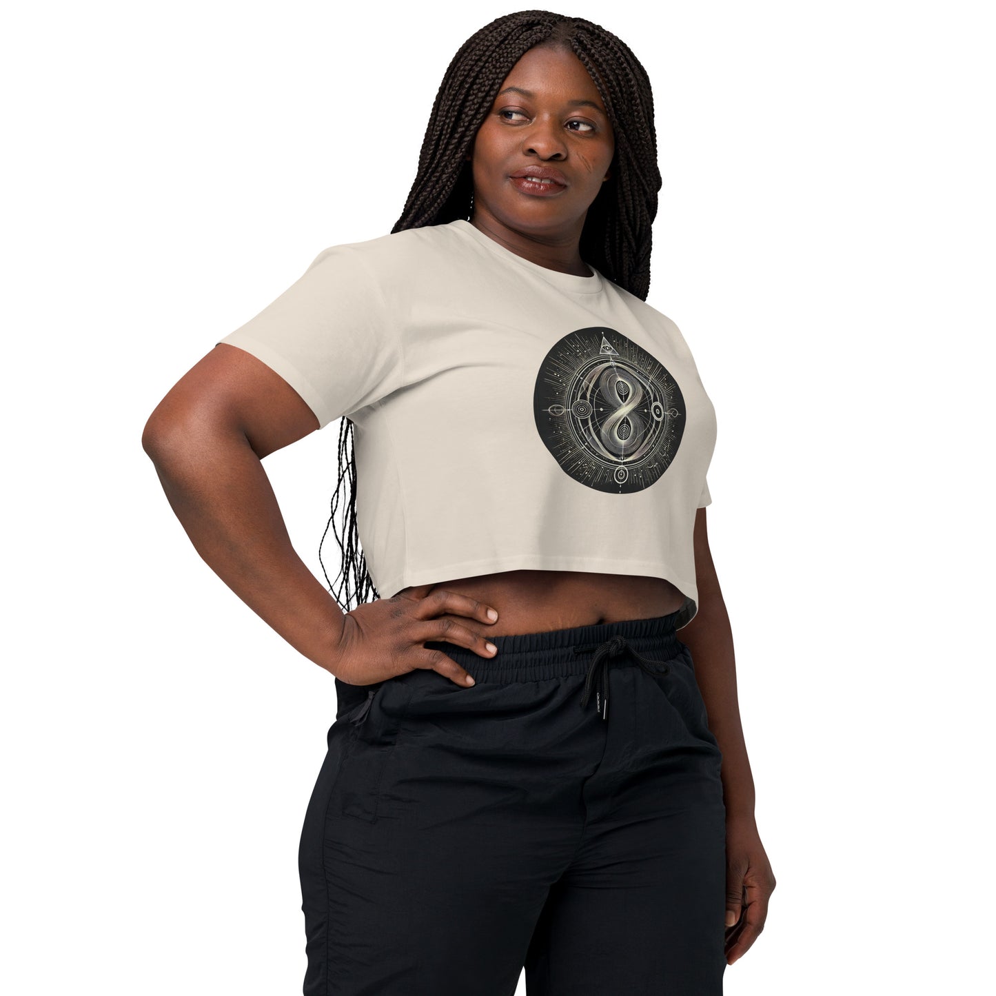Alchemy of Abundance ♾️ Cropped t-shirt