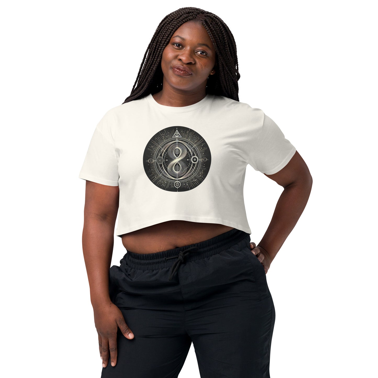 Alchemy of Abundance ♾️ Cropped t-shirt