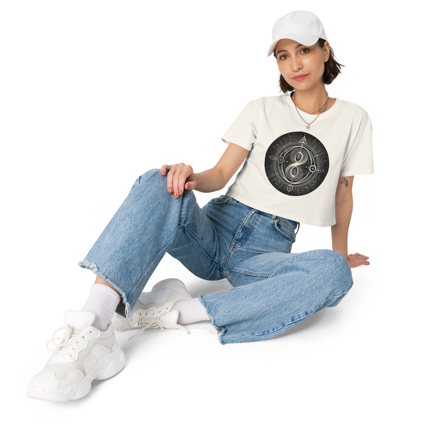 Alchemy of Abundance ♾️ Cropped t-shirt