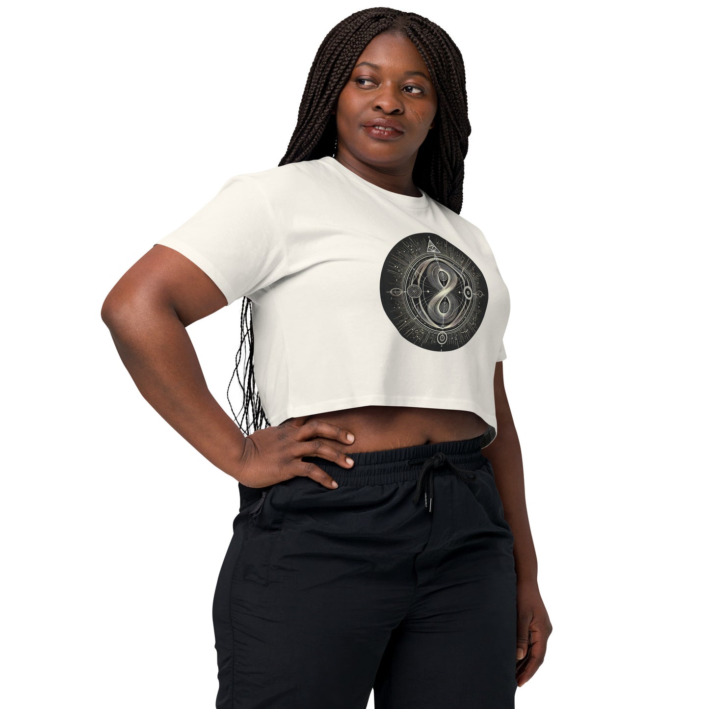Alchemy of Abundance ♾️ Cropped t-shirt