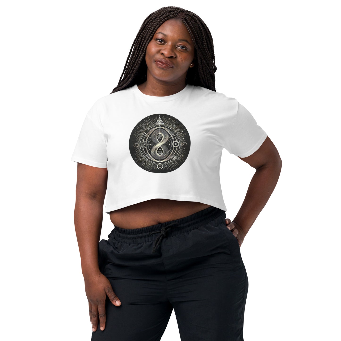 Alchemy of Abundance ♾️ Cropped t-shirt
